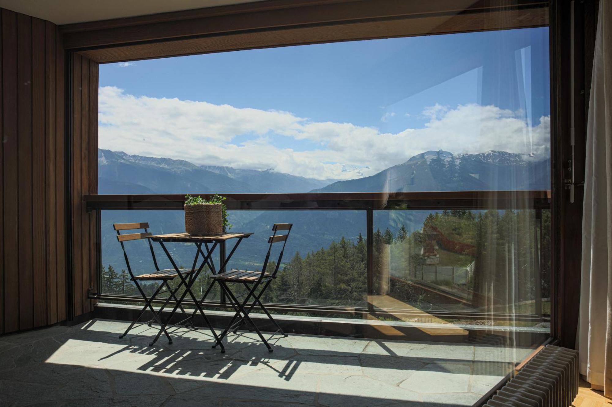 Mountain View Apartment With Parking & Fast Wifi Crans-Montana Eksteriør billede